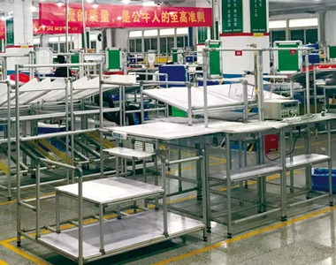 铝管工作台应用案例